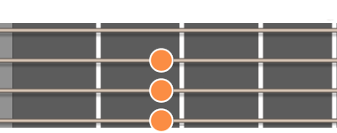 Bm7 ackord diagram ukulele