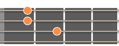 Gm7 ackord diagram ukulele